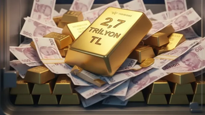 Altın Sevdası Rekor Kırdı: Bankalardaki Altın Mevduatı Bir Yılda %100 Fırladı!