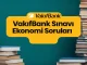 VakıfBank Sınavı Ekonomi Soruları